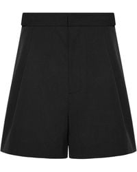 St. Agni - Pleated Adjustable Shorts - Lyst