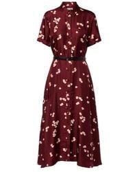 Altuzarra - Belted Printed Silk Shirt Dress - Lyst