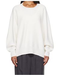 Lisa Yang - Haily Crewneck Long-Sleeve Sweater - Lyst