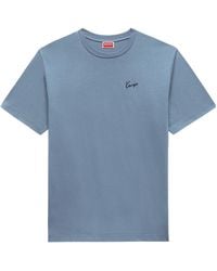 KENZO - Signature Embroidered T-Shirt - Lyst