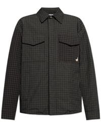 Moschino - Pocket Detailed Checked Jacket - Lyst