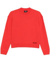 A.P.C. - Crew-Neck Seater - Lyst