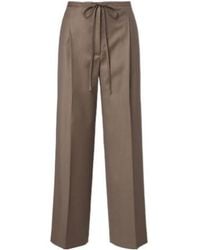 Rohe - Pleated Virgin Wool Wide-Leg Pants - Lyst