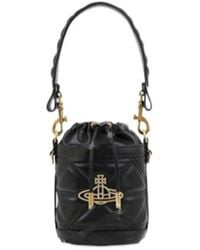 Vivienne Westwood - Kitty Orb Plaque Small Bucket Bag - Lyst