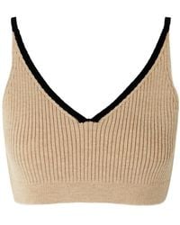 Loewe - V-Neck Wool Knitted Vest - Lyst