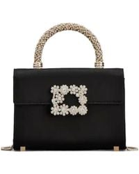 Roger Vivier - Embellished Foldover Top Tote Bag - Lyst