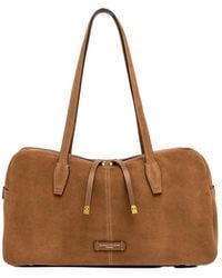 Gianni Chiarini - Aryna Suede Top-Handle Bag - Lyst
