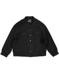 Balenciaga - Oversized Fit Denim Jacket - Lyst