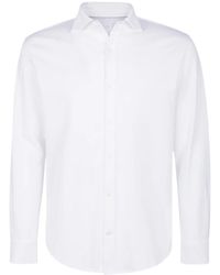 Eleventy - Long-Sleeved Button-Up Shirt - Lyst
