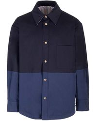 Thom Browne - Two-Toned Button-Up Jacket - Lyst