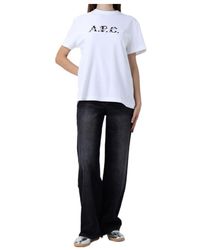 A.P.C. - Cotton Jeans - Lyst