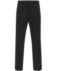 MM6 by Maison Margiela - Buttoned Tailored Trousers - Lyst