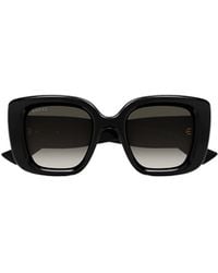 Gucci - Eyewear Butterfly Frame Sunglasses - Lyst