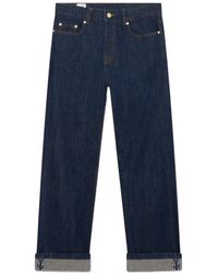 CASABLANCA - Logo-Embroidered Jeans - Lyst