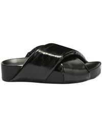 Jil Sander - Cross-Over Open-Toe Sandals - Lyst