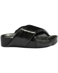 Jil Sander - Cross-Over Open-Toe Sandals - Lyst