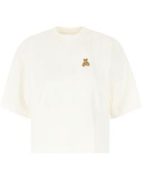 Palm Angels - Mini Bear Cropped T-Shirt - Lyst