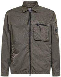 C.P. Company - Shirt-Style Casual Jacket - Lyst