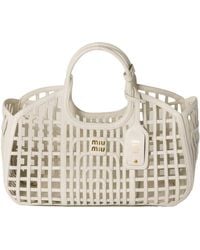 Miu Miu - Leather Basket - Lyst