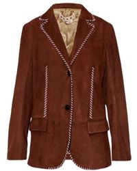 Marni - Single Breasted Leather Blazer - Lyst