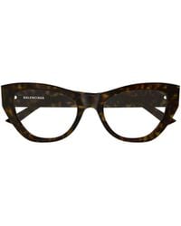 Balenciaga - Eyewear Cat-Eye Frame Glasses - Lyst