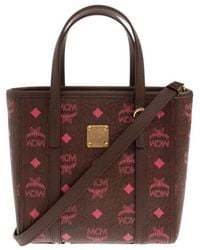 MCM - Toni Double-Handle Shoulder Bag - Lyst