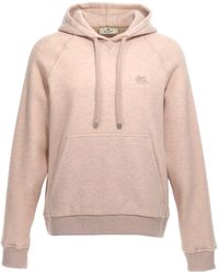 Etro - Logo Embroidery Wool Hoodie - Lyst