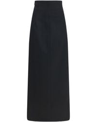 The Row - Iphora Side Zipped Skirt - Lyst