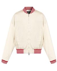 DSquared² - Pinstripe Bomber Jacket - Lyst