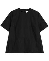 Jil Sander - Short-Sleeved Loose Fit Top - Lyst