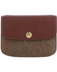 Etro - Essential Jacquard Foldover Crossbody Bag - Lyst