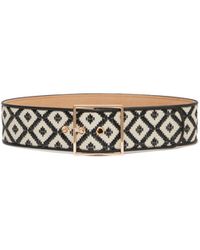 Max Mara - Palato Wide Patterned Belt - Lyst