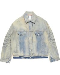 Acne Studios - Oversized Fit Denim Jacket - Lyst