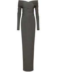 Dolce & Gabbana - X Kim Long Stretch Jersey Milano Rib Dress - Lyst
