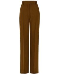 Ferragamo - Herringbone Slim-Fit Trousers - Lyst