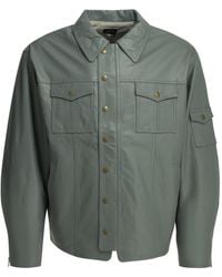 Needles - Southern Workwear Leather Jacket - Lyst