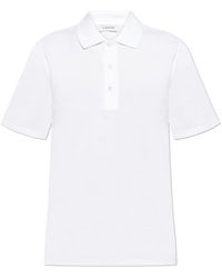 Lanvin - Short Sleeved Polo Shirt - Lyst