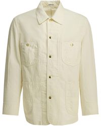 AURALEE - Ox Shirt Jacket - Lyst