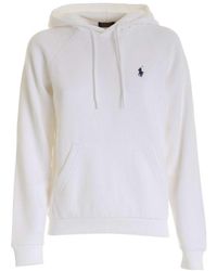 Polo Ralph Lauren - Pony Embroidered Drawstring Hoodie - Lyst