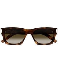 Saint Laurent - Eyewear Sl 402 Rectangular Sunglasses - Lyst
