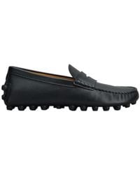 Tod's - Penny-Slot Leather Loafers - Lyst