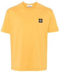 Stone Island - Compass Patch Crewneck T-Shirt - Lyst