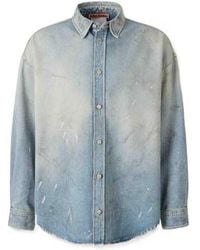 Acne Studios - Long-Sleeved Denim Jacket - Lyst