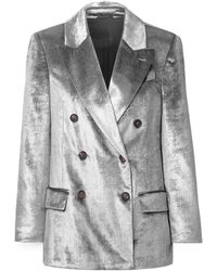 Brunello Cucinelli - Long-Sleeved Suit Coat - Lyst