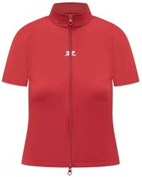 Courreges - Zipped Interlock Top - Lyst