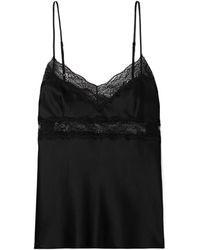 Nili Lotan - Felicie Lace-Detail Top - Lyst