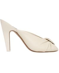 Chloé - Chloé Suzie Knotted Heeled Mules - Lyst