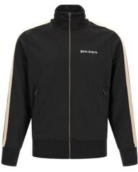 Palm Angels - Classic Track Banded Sweatshirt - Lyst
