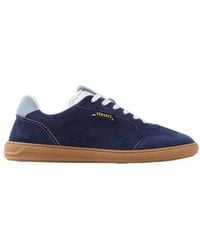 Versace - Greca Court Lace-Up Sneakers - Lyst