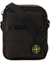 Stone Island - Pouch Bag With Zip Compartments And Adjustable Strap - Lyst